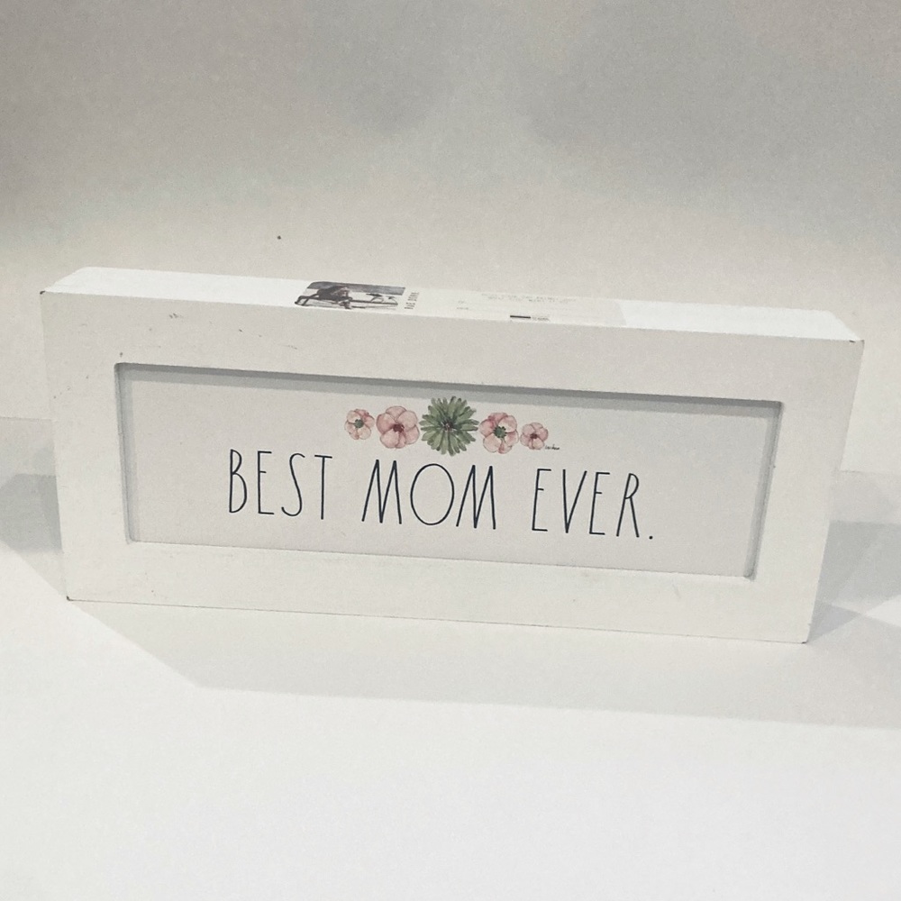 Rae Dunn BEST MOM EVER Decor Sign